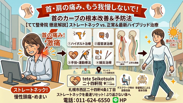 【デスクワークで急増】スマホ・PCの見すぎでなる「ストレートネック」を放置する恐怖の未来
