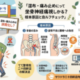 湿布や痛み止めで誤魔化していませんか？ 坐骨神経痛の根本原因とセルフチェック